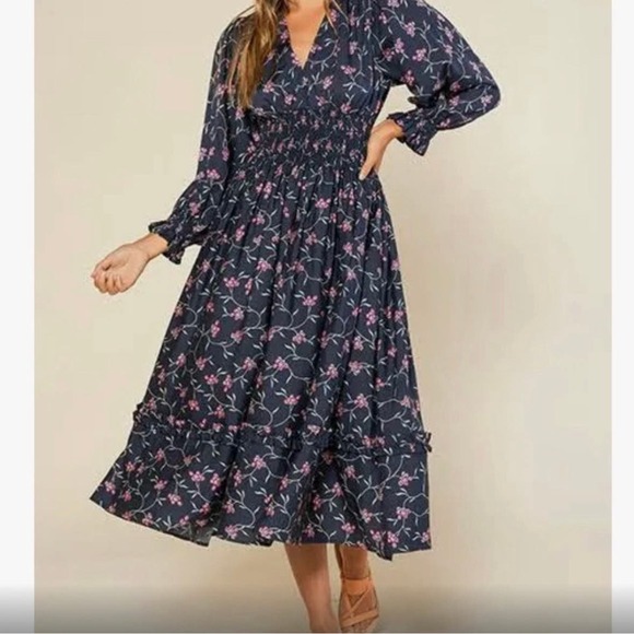 Outerknown Dresses & Skirts - Sundance Catalog Outerknown Oceana Midi Floral Dress Size XS NWT Orig $268